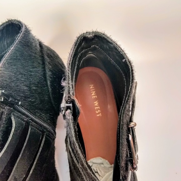 Unique for free nine West chunky heel ankle boots! - Picture 6 of 8